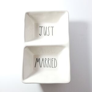 Rae Dunn Just Married tray